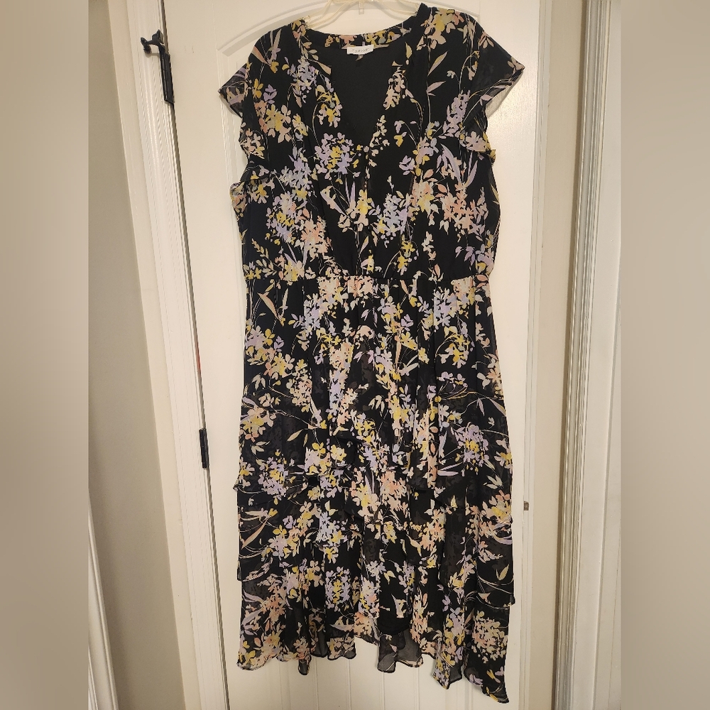 Calvin Klein Floral Dress 3x - Picture 4 of 6